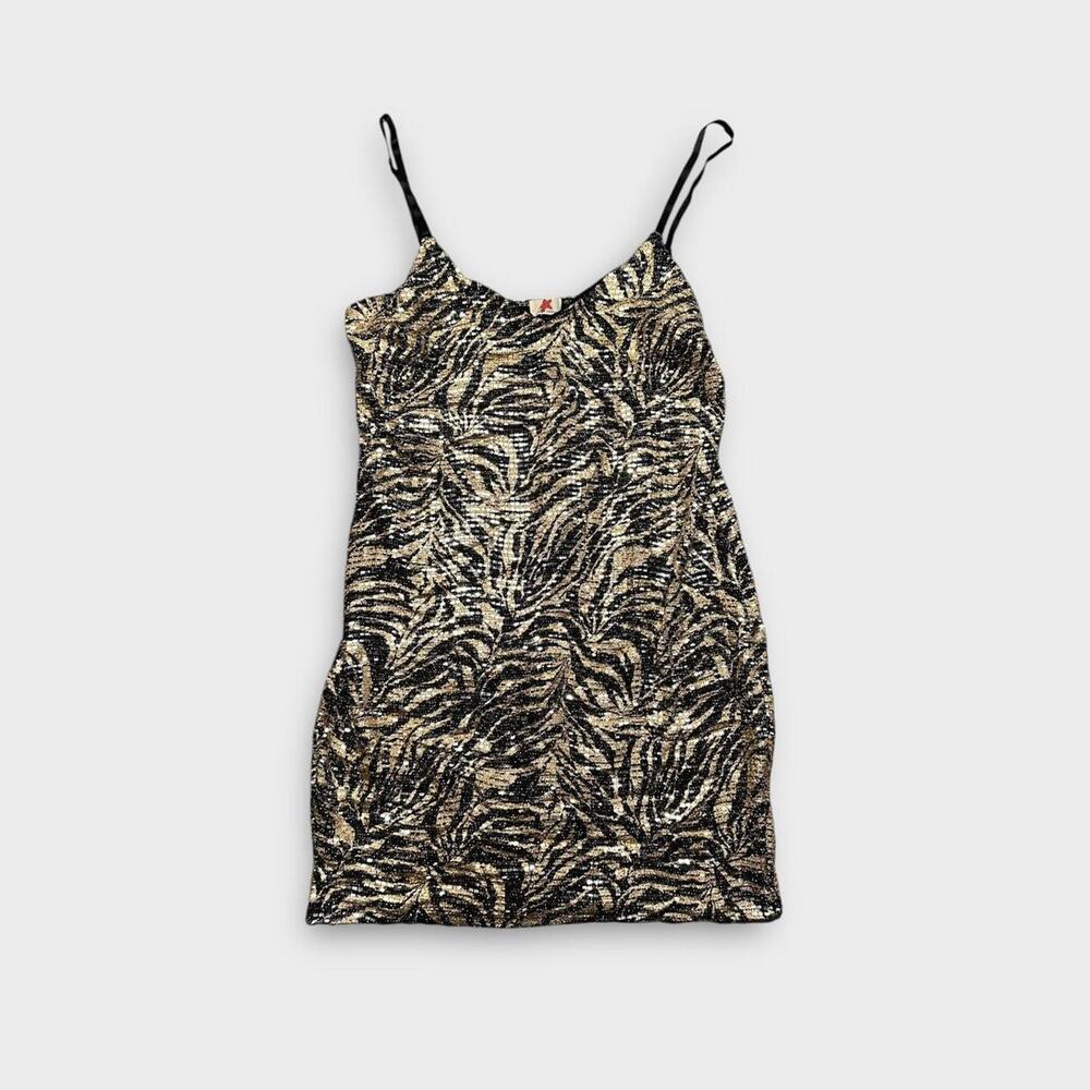 Women's Brown and Multi Dress